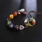 7 Chakra Stone Healing Crystal Tree of Life Decoration tag1