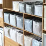 7 Grids Wardrobe Clothes Mesh Divider Organizer tag1