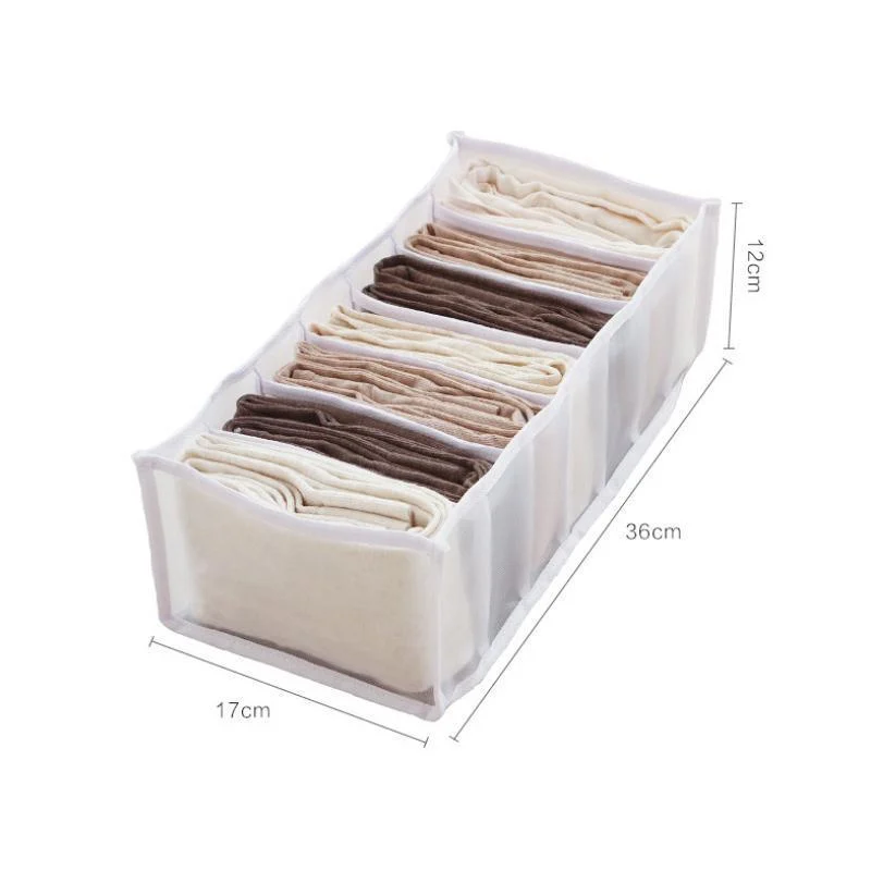 7 Grids Wardrobe Clothes Mesh Divider Organizer -  - #tag1#