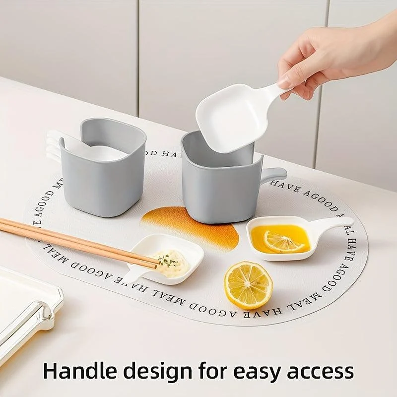 7pcs/set, Sauce Dish, Food Sauce Dish, Dipping Dish Set, Food Storage And Container -  - #tag1#