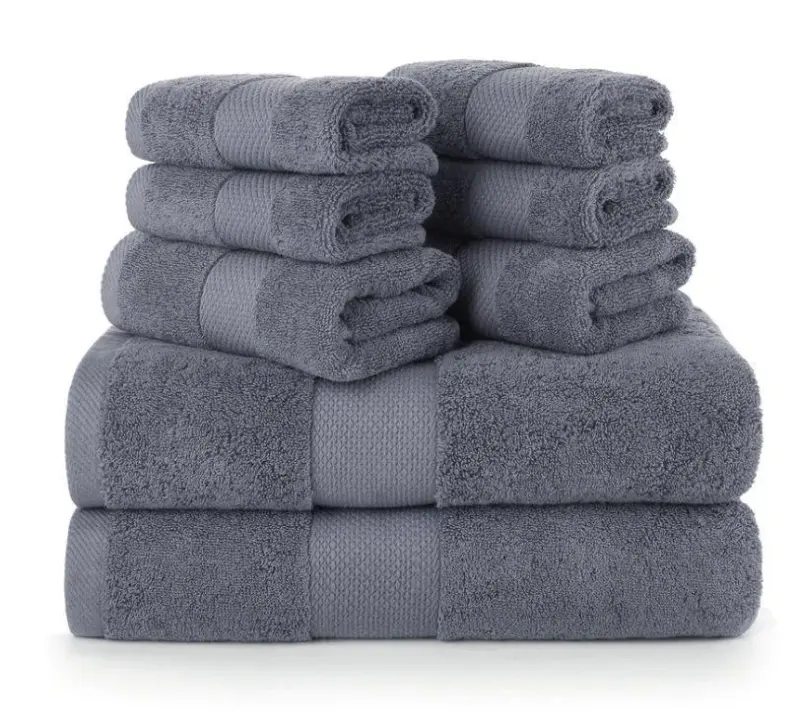 8 Pack Cotton Towel Set