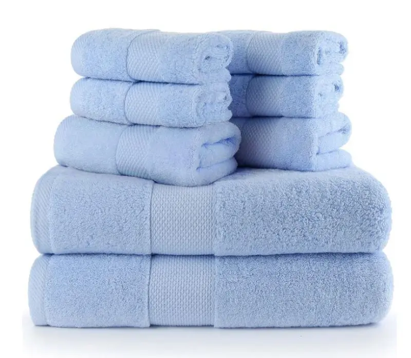 8 Pack Cotton Towel Set