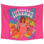 80 s Retro Hippie Style Wall Hanging Tapestry tag1