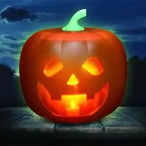 Talking Pumpkin Lantern Christmas Halloween Pumpkin Lantern Projection