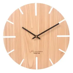Simple Nordic Silent Wall Clock for Livingroom 10 Inches