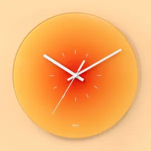 Luxury Glass Wall Clock