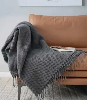 Waffle Throw Blanket Large