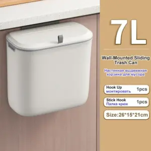 Wall Mounted Hanging Trash Bin