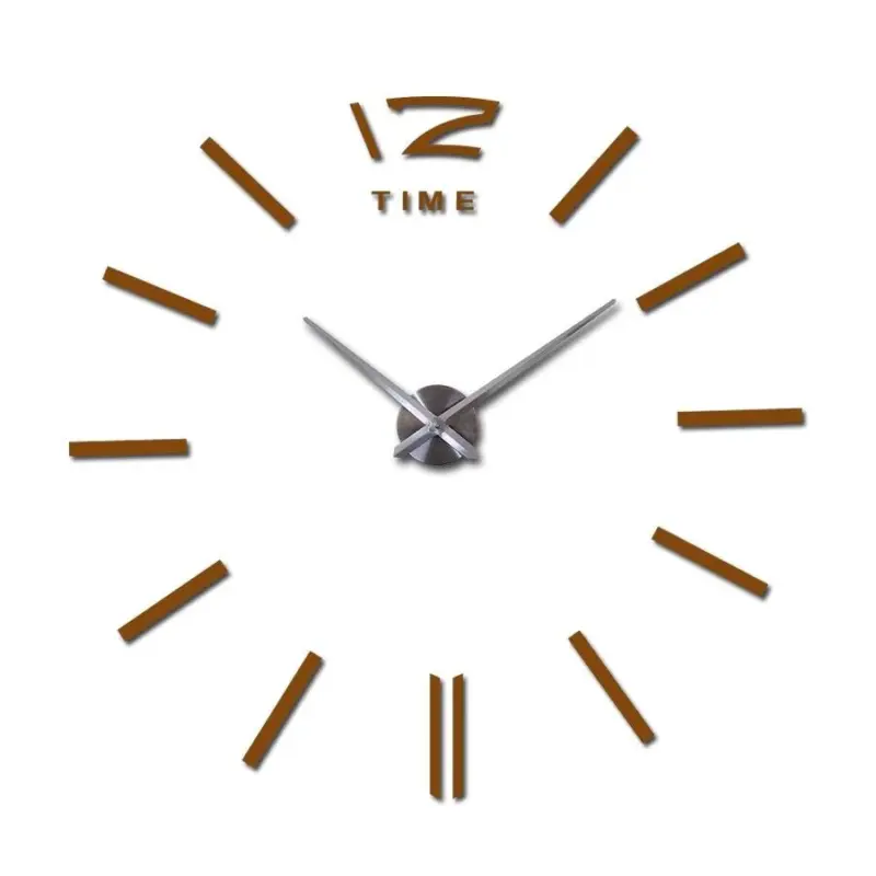 8erBsale wall clock watch clocks 3d diy acrylic mirror stickers Living Room Quartz Needle Europe horloge