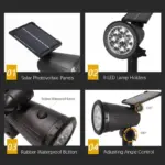 9 Led Zonne Spots Outdoor Ip65 Waterdichte Helderheid Verstelbare Spot Licht Tuin Achtertuin Oprit Patio Decor.jpg a98fe1ae 96e6 4cbd be5f ff9fbde8ef1b