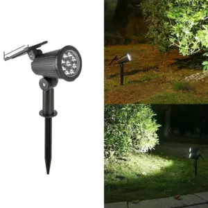 Solar LED spotlights - Garden lamp - Adjustable brightness - Waterproof