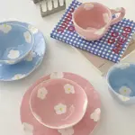 90 s Set Daisy Teacup Set