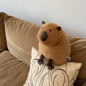 Silly Staring Capybara Plush Toy