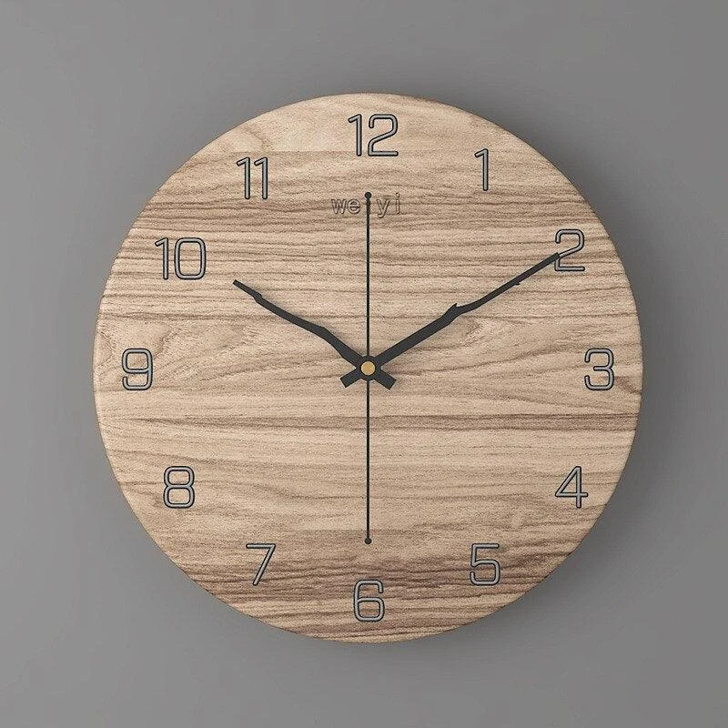 945rnordic Mode Klok Muur Home Decor Marmeren Textuur Metalen Woonkamer Ronde 12inch Horloge Reloj De Pared