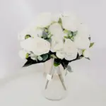9 Heads Faux Silk Flowers