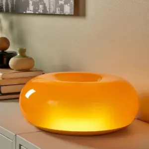 Homeko Donut Lamp Orange Table Lamp