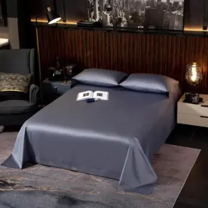 Homeko Steel Grey Silky Soft Egyptian Cotton Bedding Set