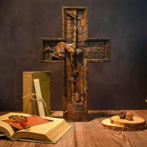 Saviour Jesus Cross Wall Hanging