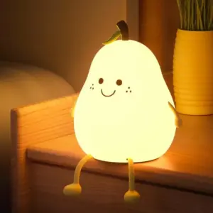 Night light - Pear - Rechargeable LED - Silicone Folding Lamp