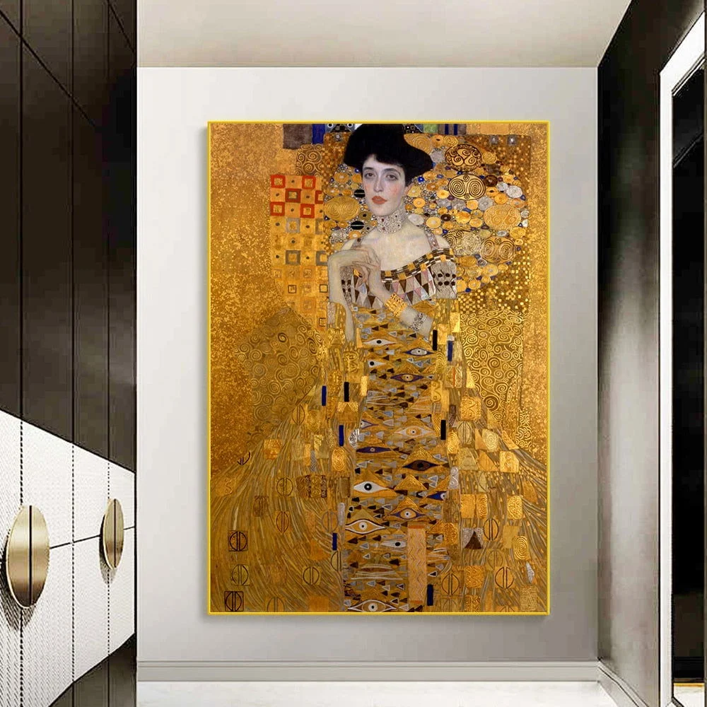 ADELE BLOCH By Gustav Klimt CANVAS PRINT -  - #tag1#