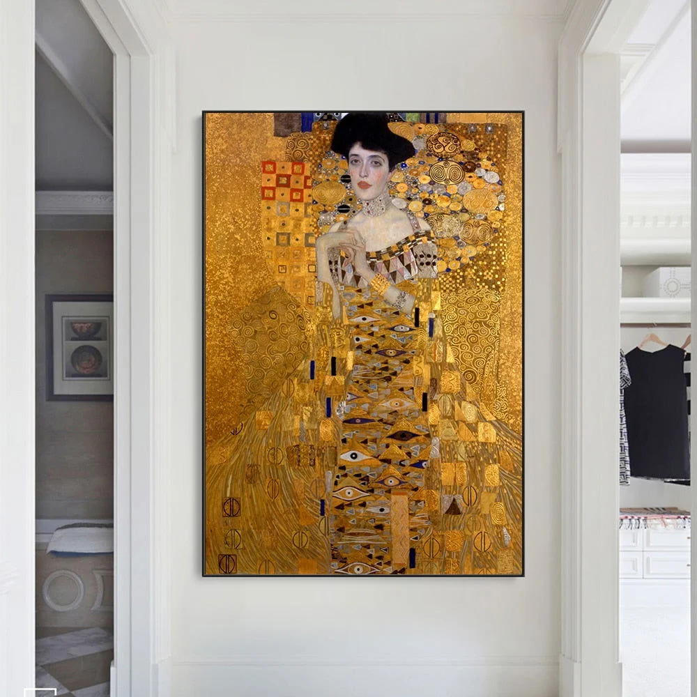 ADELE BLOCH By Gustav Klimt CANVAS PRINT -  - #tag1#