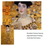 ADELE BLOCH By Gustav Klimt CANVAS PRINT tag1
