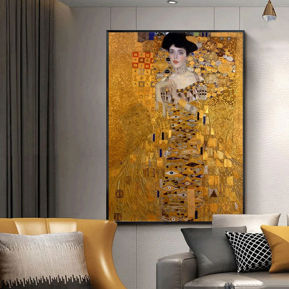 ADELE BLOCH By Gustav Klimt CANVAS PRINT -  - #tag1#