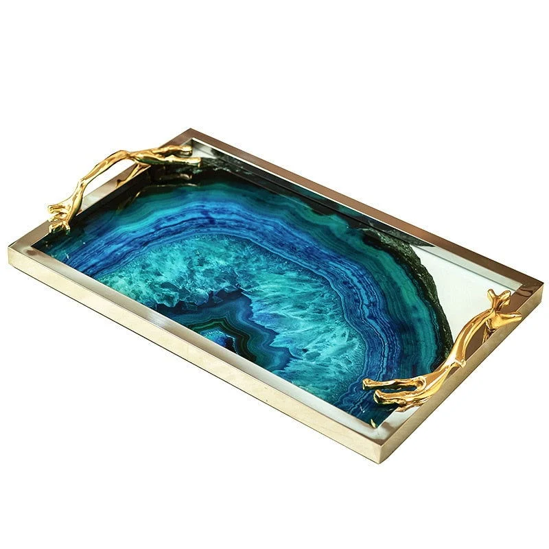 AGATE SERVING TRAY -  - #tag1#