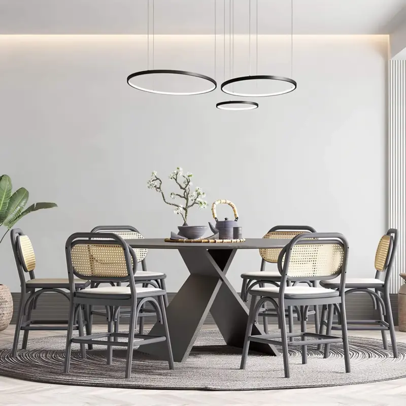 ALDONA Ring LED Deckenleuchte Dimmbar fur Wohn Esszimmer