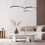 ALDONA Ring LED Deckenleuchte Dimmbar fur Wohn Esszimmer 2 xlumina