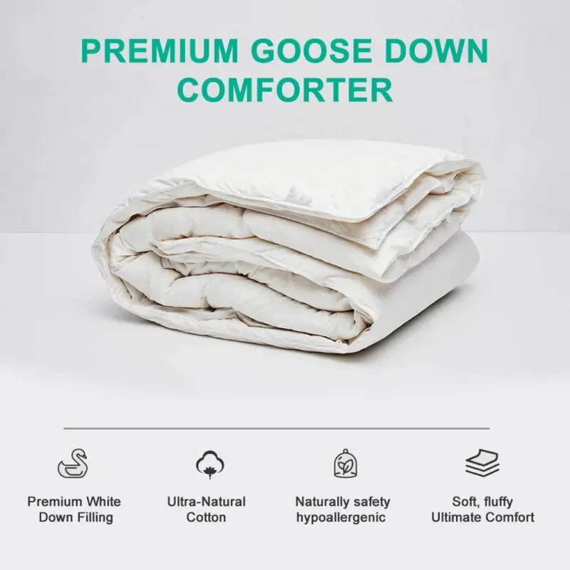 ALL SEASON CASPER GOOSE DOWN DUVET 600TC tag1