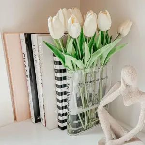 A Book About Flowers Vase