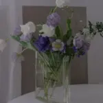 A Book About Flowers Vase