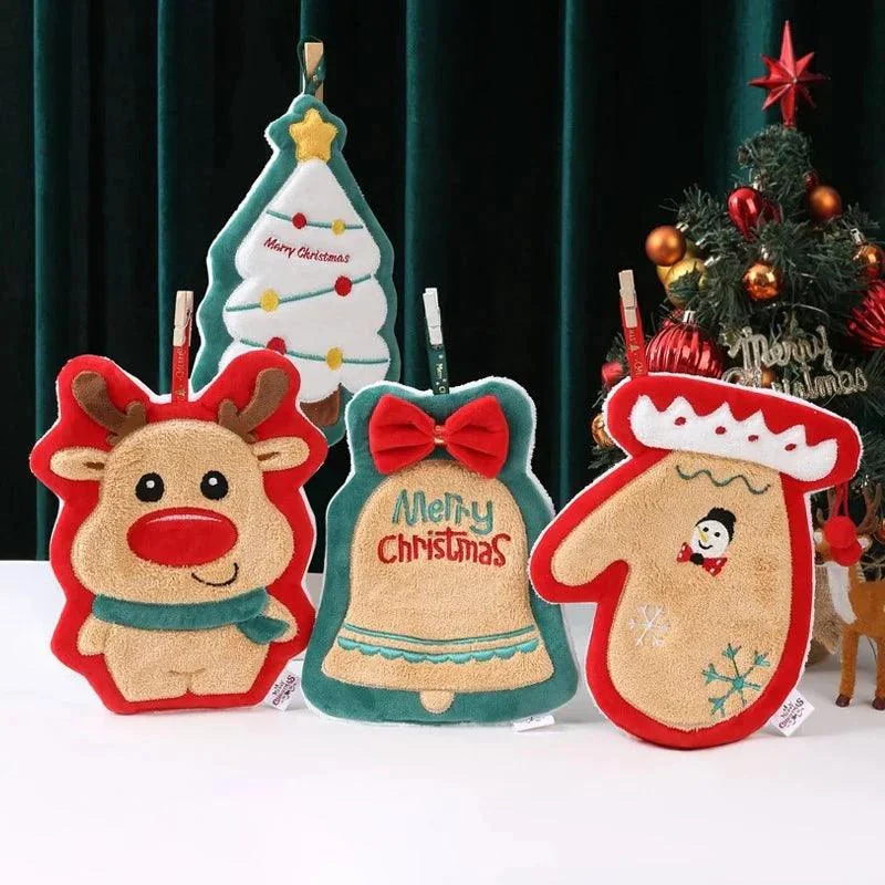 Absorbent Novelty Christmas Kitchen Towels -  - #tag1#