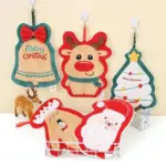 Absorbent Novelty Christmas Kitchen Towels tag1