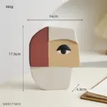 Abstract Art Face Vase tag1