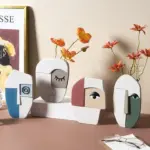 Abstract Art Face Vase tag1
