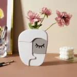 Abstract Art Face Vase tag1