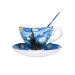 Abstract Art Painting Cup Saucer Set tag1