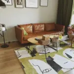 Abstract Art Pattern Living Room Carpet tag1