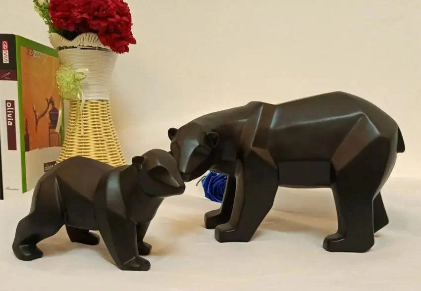 Abstract Bear Sculpture -