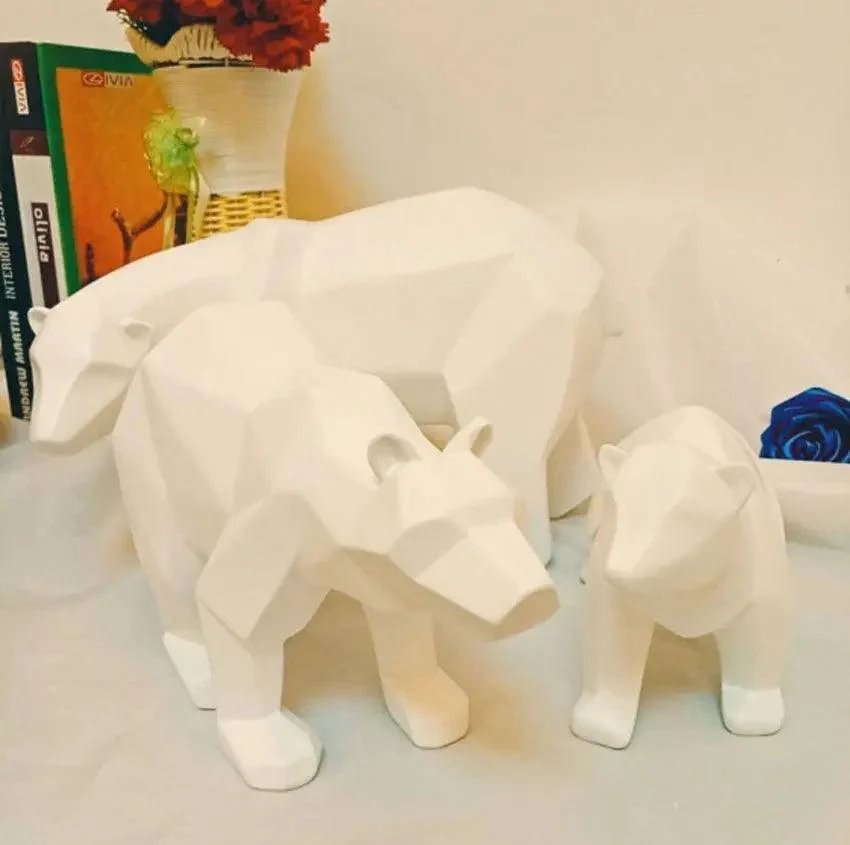 Abstract Bear Sculpture -