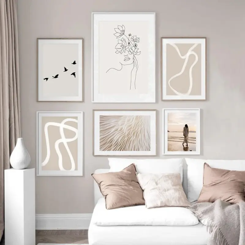 Abstract Beige Mood tag1