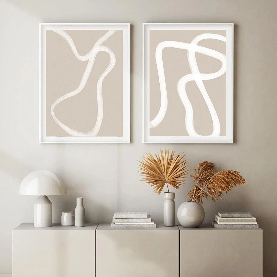 Abstract Beige Mood - - #tag1#