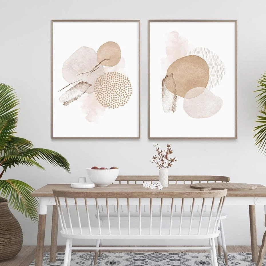 Abstract Beige Pink Dot -  - #tag1#