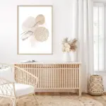 Abstract Beige Pink Dot tag1