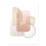Abstract Beige Pink Dot tag1