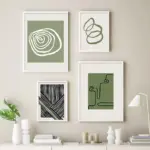 Abstract Black Line Canvas Art Poster tag1