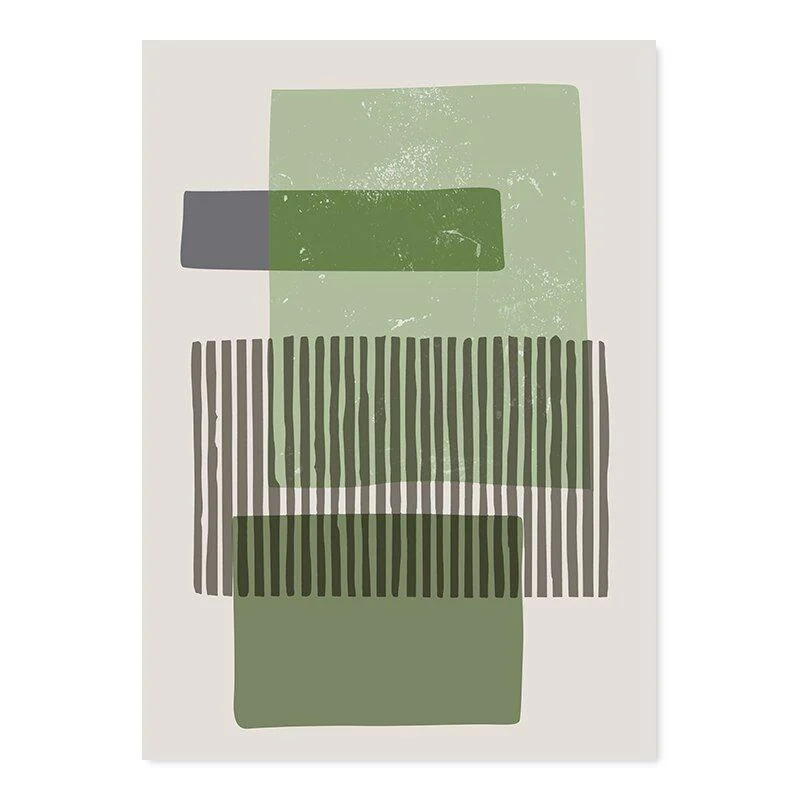 Abstract Black Line Canvas Art Poster -  - #tag1#