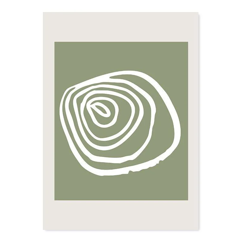 Abstract Black Line Canvas Art Poster -  - #tag1#